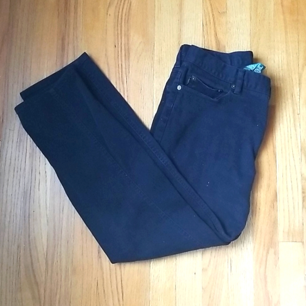 Vintage Ralph Lauren Black Straight Leg Jeans